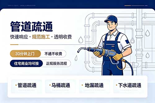 黄冈管道疏通