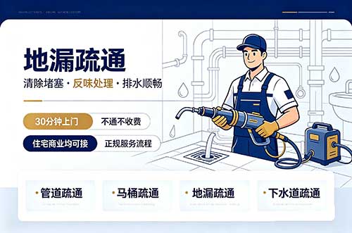 黄冈地漏疏通